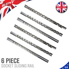 6 PCS Socket Rail Storage Holder Organizer Tray Set 1/2" 3/8" 1/4" Square NEW Socket Set price