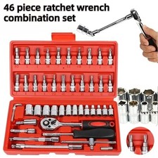46pcs 1/4 Ratchet Wrench Combination Package Socket Tool Set Auto Car Repairing Socket Set price