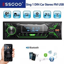 Single 1 DIN Car Stereo Bluetooth Radio FM USB SD In-Dash Player AUX SD Car Stereos price