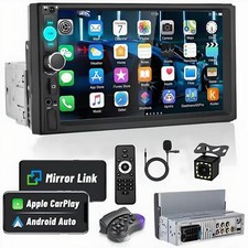 7" Single 1Din Touch Screen Car Stereo Radio For Apple/Android CarPlay Bluetooth Car Stereos price