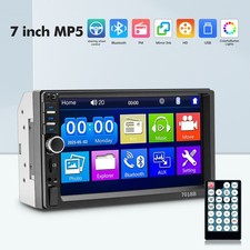 7" Double DIN Touchscreen MP5 Car Stereo Bluetooth FM USB AUX Video Player Car Stereos price