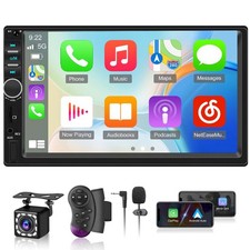 Double Din Apple Carplay Android Auto 7" Car Stereo Radio Bluetooth Touch Screen Car Stereos price