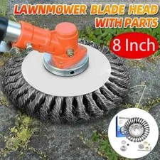 8'' Steel Wire Wheel Brush Cutter Weed Eater Trimmer Head with Adapter Kit Brush Cutter price