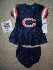 2025-2026 Chicago Bears nfl Cheerleader INFANT BABY Jersey Dress 3-6M 3-6 Months Girls' Jersey price