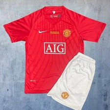 2018 Manchester United Kids Retro Home Soccer Kit - Cristiano Ronaldo Edition Girls' Jersey price