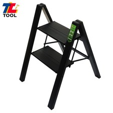 Portable 2 Step Black Ladder Folding Safety Non Slip Small Stool Ladders Ladders price