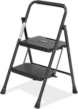 Portable 2 Step Folding Ladder Step Stool - Anti-Slip Pedal - 800 lbs Capacity Ladders price
