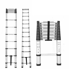 Aluminum Non-Slip Telescoping Ladder Extension Ladders Folding 10.5/12.5/14.5FT Ladders price