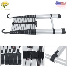 14.5 FT Aluminum Non-Slip Telescoping Ladder Folding Extension Ladders 330Lbs Ladders price
