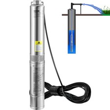 VEVOR Deep Well Submersible Pump Stainless Steel Water Pump 2HP 230V 37GPM 427ft Submersible Pump price