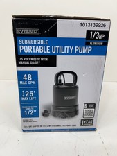 Everbilt 1/3 HP Submersible Aluminum Utility Pump New Submersible Pump price