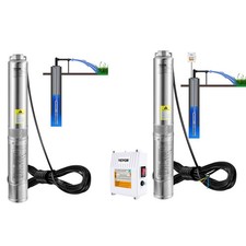 Deep Well Submersible Pump Stainless Steel 3/0.5/1.5/2HP 230V 37GPM 640ft Submersible Pump price