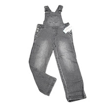 Cat and Jack Girls Stretchy Straight Overalls X-Small Size 4/5 Black One Piece Girls' Jumpsuit and Dungarees price