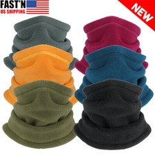 Kids Neck Gaiter Warmer Winter Fleece Windproof Face Mask Cover Ski Tube Scarf Kids' Neck Warmer price