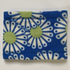 LL Bean Fleece Neck Warmer Kids Floral Blue White Colorful Youth Soft Winter Kids' Neck Warmer price