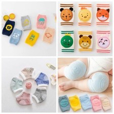 5/6 Pairs Baby Safety Anti-slip Crawling Knee Pads Socks Walking Elbow Protector Crawling Knee Pads price