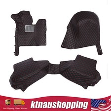Luxury Custom Car Floor Mats - Black Red for BMW 5 Series F10 E60 2014-2018 Custom Car Mats price