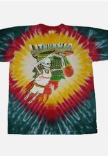 GRATEFUL DEAD Original 1992 design Lithuania Olympic Basketball Tie Dye T- shirt Cotton price