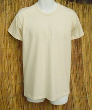 Organic Cotton Men's Short Sleeve Tee Shirts Made in USA Natural color Cotton price