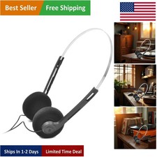 Adjustable Over-Ear Headphones with Hi-Fi Sound - Timeless Black Elegance Women's Headphones price