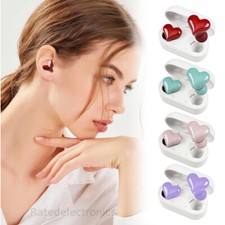 Wireless Bluetooth Headphones Lovely TWS Heart Shaped Earphones Earbuds Woman US Women's Headphones price