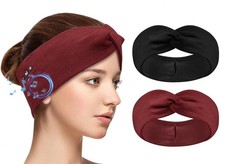 2-Pack Headband Headphones with Thin HD Speakers, Bluetooth Headband for Women, Women's Headphones price