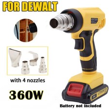 Cordless Heat Gun Hot Air Gun For Dewalt 20V Max Li-ion Battery w/4 Nozzles 360W Heat Gun price
