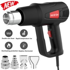 2000W Heat Gun Hot Air Gun Dual Temperature Settings + 4 Nozzles High Power Tool Heat Gun price