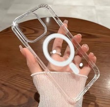 Magnetic Acrylic Case For iPhone 16 Pro Max Durable Mobile Phone Cover US Mobile Phone Back Cover price
