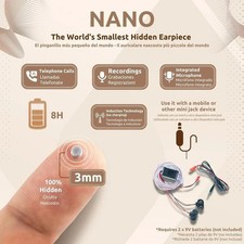 Spy Earpiece Invisible Earphone Cheat Covert Earpiece for Mobile Phone Mobile Phone Back Cover price