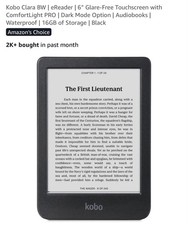 Kobo Clara BW 6 in eBook Reader 16GB Wi-Fi Black w/ USB Charging Cable E-Book Reader price