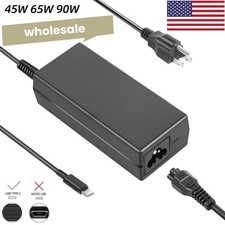 LOT OF USB C Type C 45W 65W 90W Adapter Charger For Laptop Lenovo Acer HP ASUS Laptop Adapter price