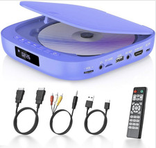 Portable Region Free DVD Player 1080p Blue HDMI USB AV Out w/ Remote Portable DVD Players price