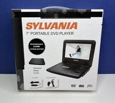 Sylvania 7" Portable DVD Player SDVD7003D Black Rechargeable 2.5HR Battery NEW Portable DVD Players price
