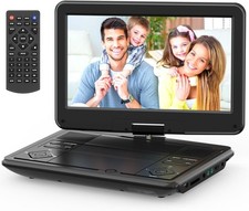 NEW Black  12.5" Portable DVD Player with 10.5" Swivel Screen - SQQBZZ - PD102 Portable DVD Players price