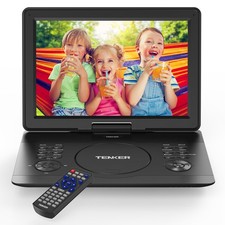 16.9" Portable DVD Player w/14.1" HD Swivel Screen, 6-Hour Rechargeable Battery Portable DVD Players price