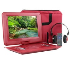 Trexonic 14.1 Inch Portable DVD with TV Tuner Player  - Red Portable DVD Players price