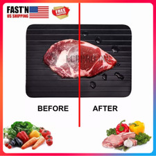 Fast Defrosting Tray Rapid Thawing Board Safe Defrost Meat Frozen Food Plate US Frozen Food price