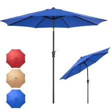 Gianna 9FT Outdoor Patio Umbrella Outdoor Table Umbrella with Push Button Tilt Garden Umbrella price
