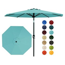 9FT Patio Umbrella Market Table Umbrella Outdoor w/Push Button Tilt US Garden Umbrella price