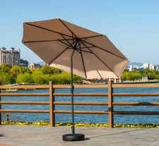 10FT Patio Umbrella w/ Crank Lift,Outdoor Market Parasol for Pool,Camping,Beach Garden Umbrella price