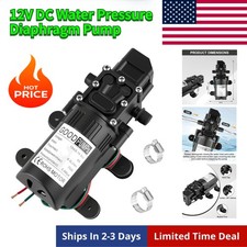 12V DC Water Pressure Diaphragm Pump, 6 A Self Priming Sprayer Pump Black Water Pump price
