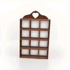 Miniature Country Cottage Chic Wall Trinket Shelf with Heart Shape 5.5" Tall, Wall Shelf price