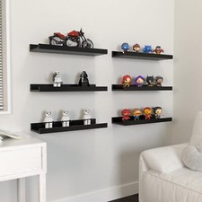 Splattertide 6 Pack Floating Wall Shelves, Display Shelves for Home Decoration Wall Shelf price