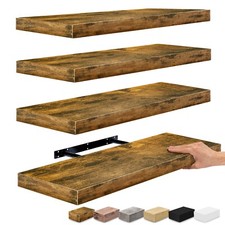 Sorbus 24 Inch Wall Mounted Floating Shelves for Wall Décor and Storage - 4-Pack Wall Shelf price