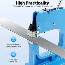 SS-16 Metal Shrinker Stretcher Fabrication 16 Gauge 8.5" Deep Throat w/ a Handle Blueprint Machine price