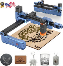 Laser Engraver 7000Mw Foldable Design Laser Engraver and Cutter Machine 0.01Mm Blueprint Machine price