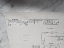 MACHINE LAYOUT A012289 BLUEPRINT DRAWING DIAGRAM ENGINEERING PRINT Blueprint Machine price