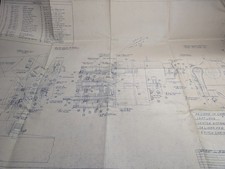 OHIO MACHINE TOOL 36" SUPER DREAD POWER RAPID TRAVERSE DRAWING BLUEPRINT DIAGRAM Blueprint Machine price