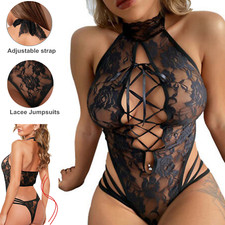 Women's Lace Lingerie Sleepwear Underwear Jumpsuits G-String Babydoll Nightwear Babydoll price